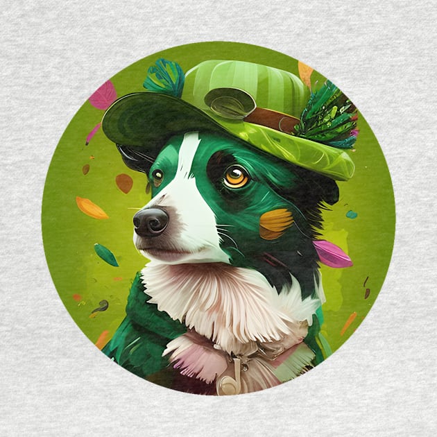 Beautiful Lady Dog St. Patrick's Day by WilliamHoraceBatezell